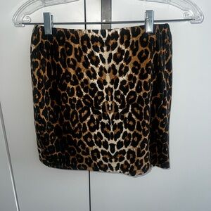 Leopard Print Women's Skirt